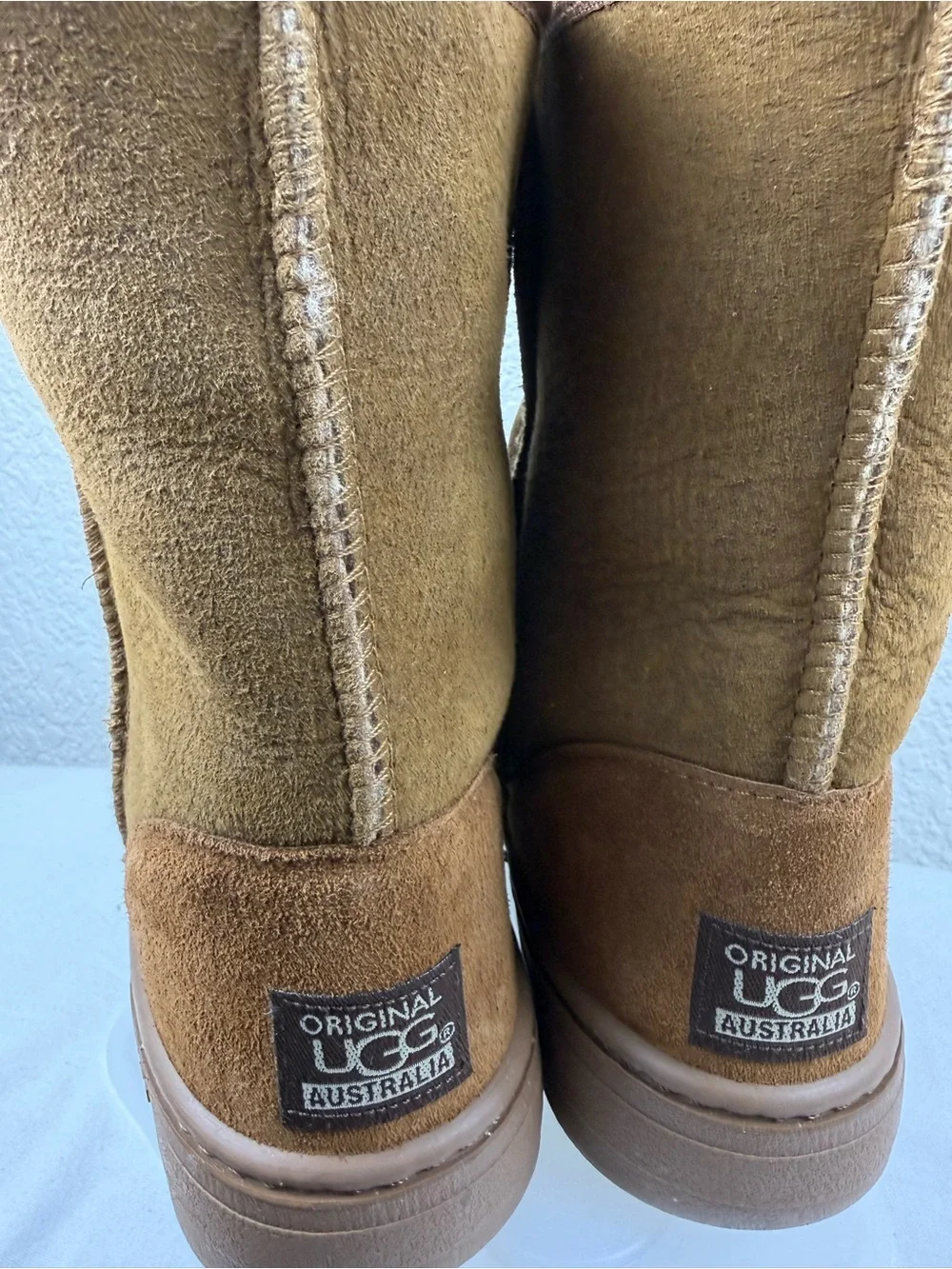 UGG Classic Short Boots | Chestnut Suede | Pure Wool Pile | Men's 10